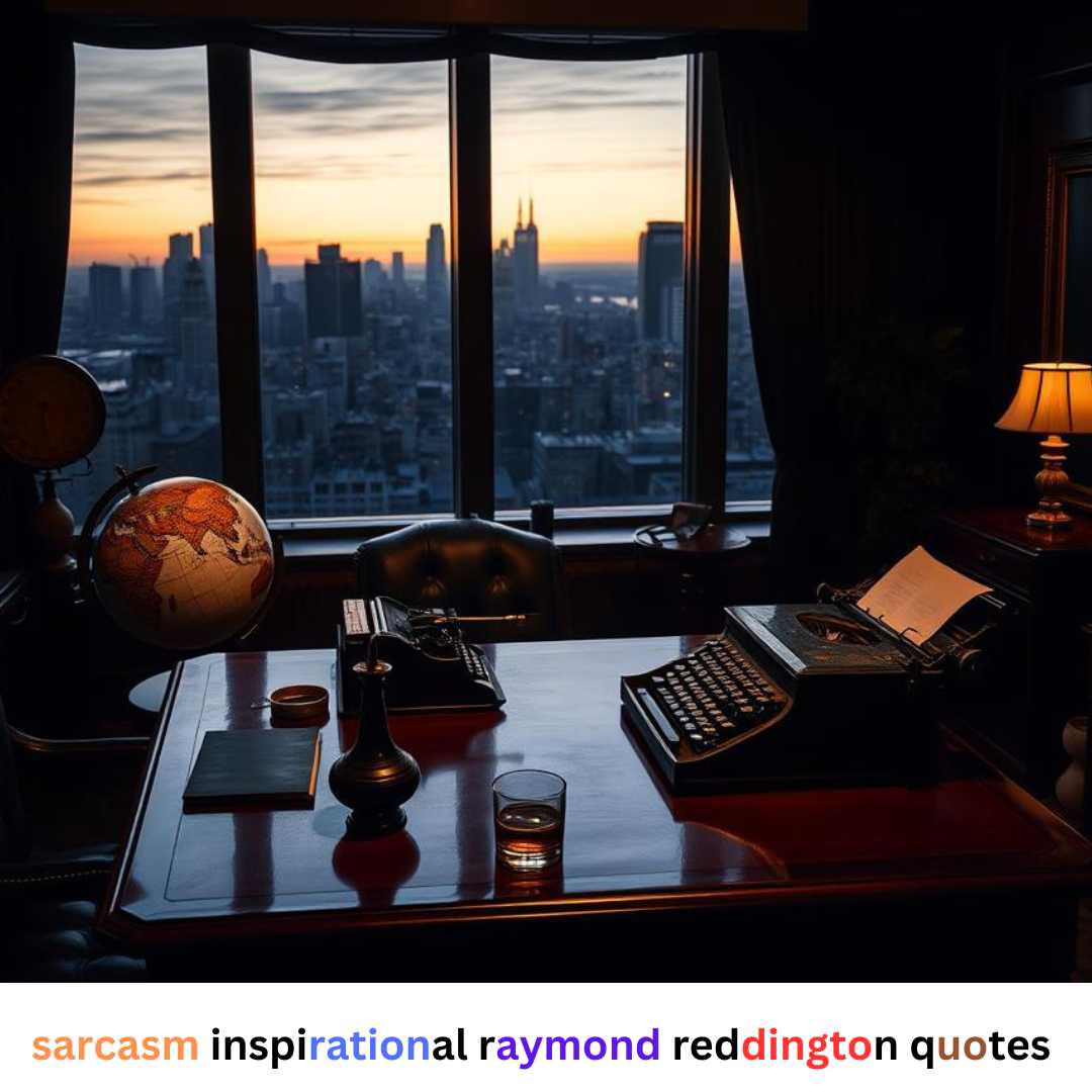 sarcasm inspirational raymond reddington quotes