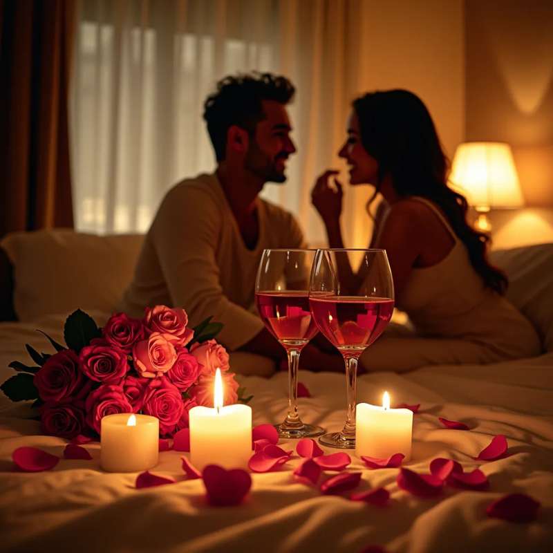 things to bring to a hotel for a romantic night