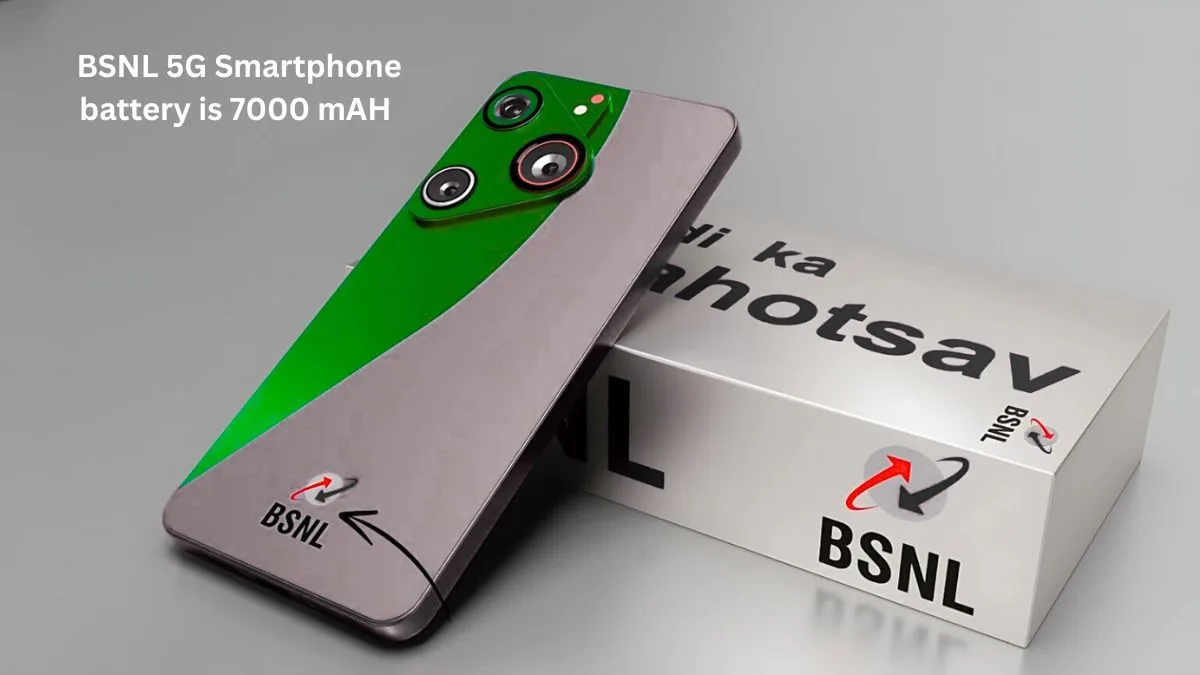 BSNL 5G Smartphone battery is 7000 mAH